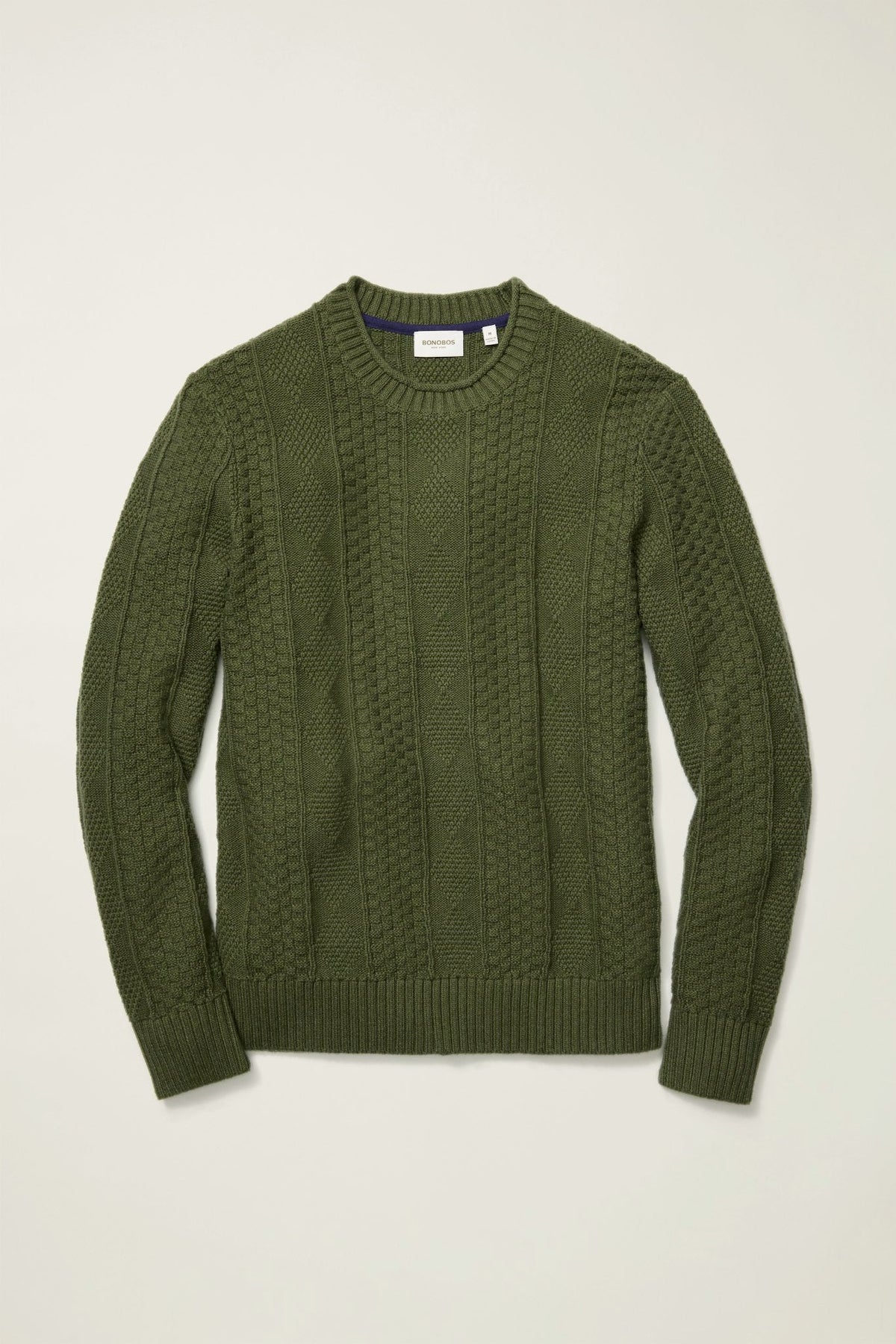 Cotton Cashmere Roll Neck Sweater