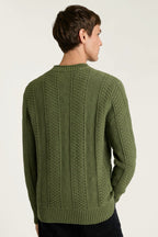 Cotton Cashmere Roll Neck Sweater