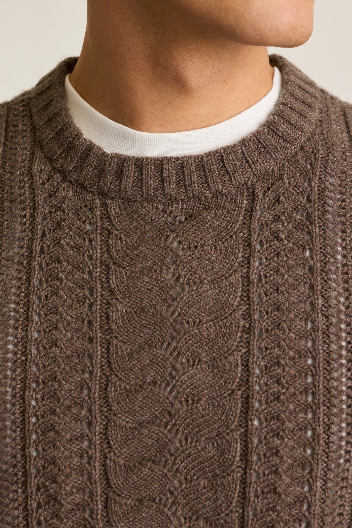 Merino Cable Sweater