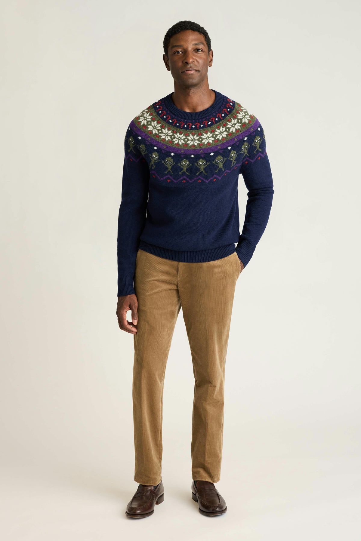 Phone Home Fair Isle Sweater