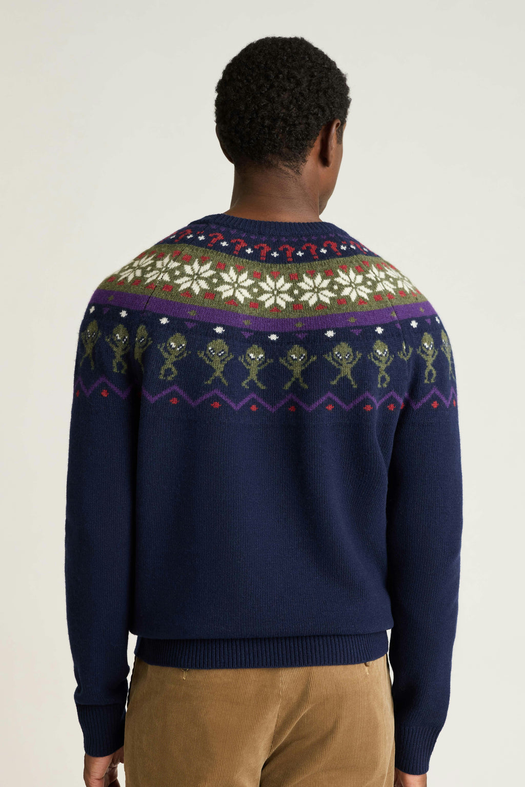 Phone Home Fair Isle Sweater