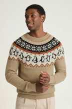 Disco Penguin Fair Isle Sweater