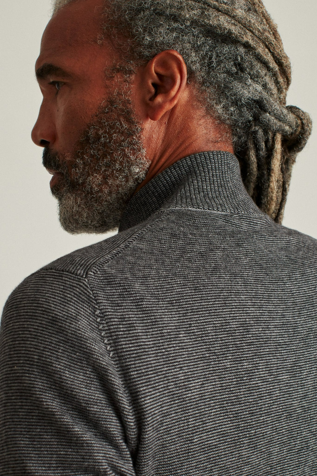 Washable Cotton Cashmere Quarter Zip