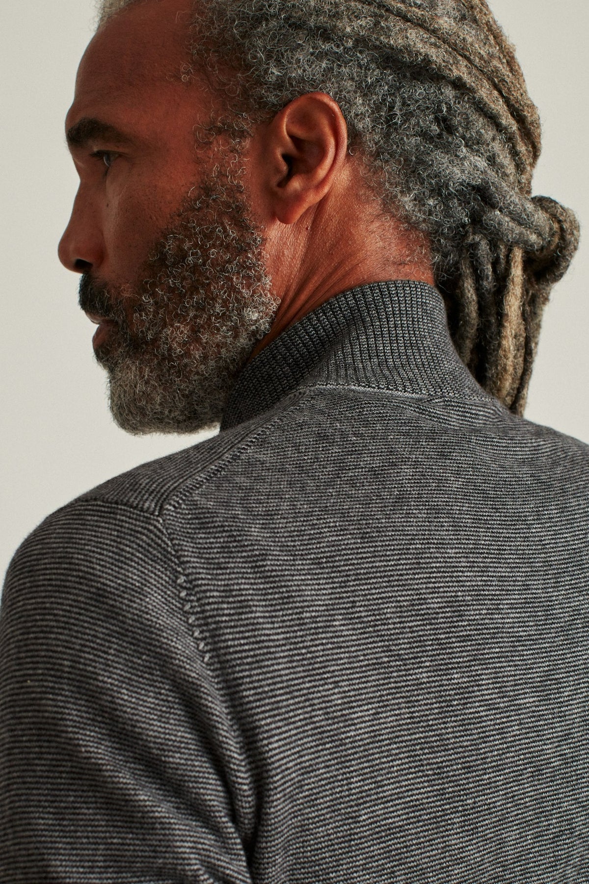 Washable Cotton Cashmere Quarter Zip