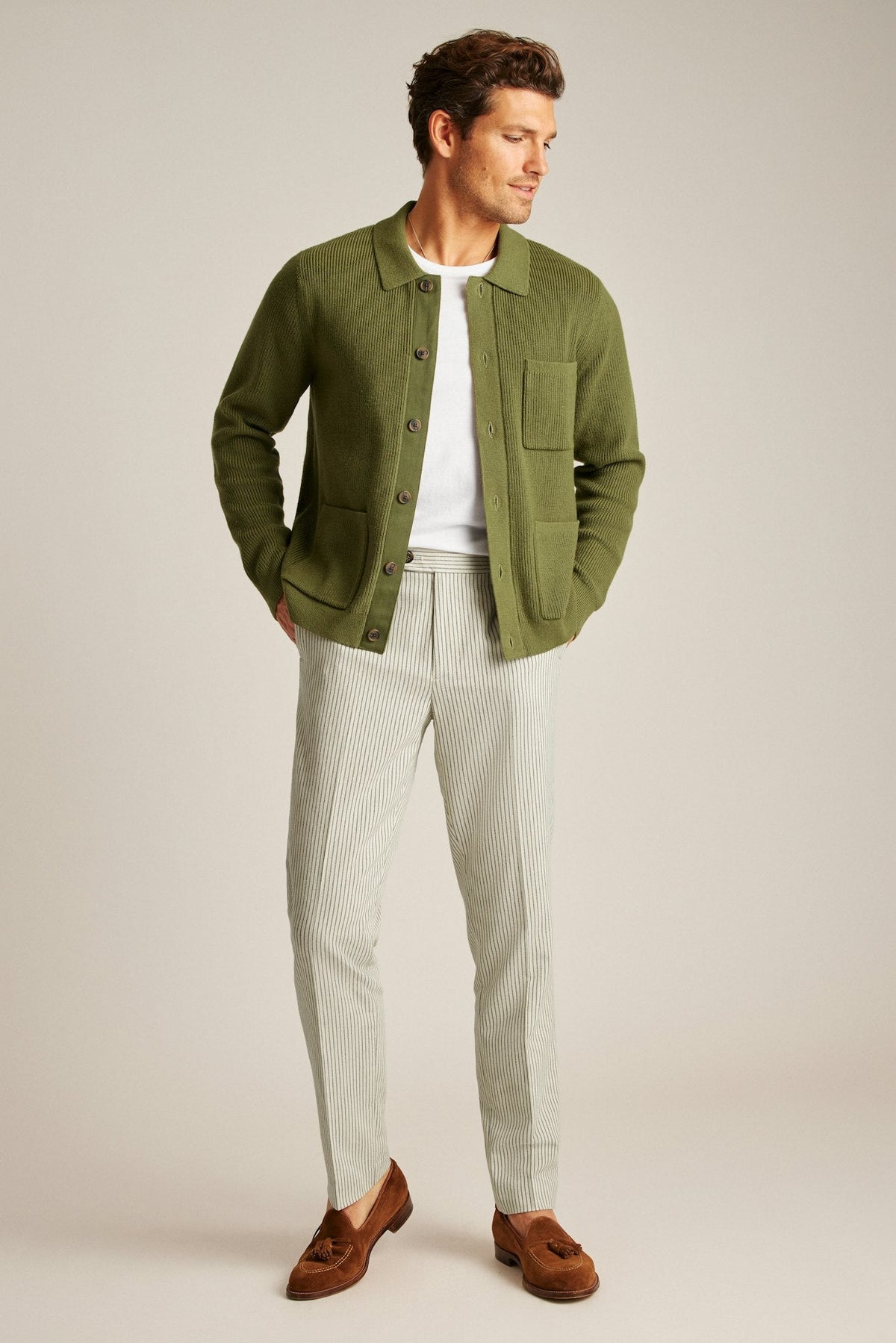 Fisherman Rib Chore Sweater