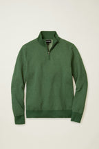 Washable Cotton Cashmere Quarter Zip