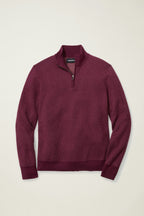 Washable Cotton Cashmere Quarter Zip