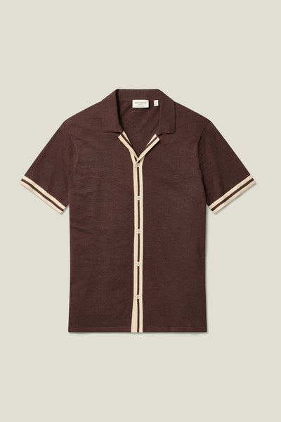 Hudson Linen Cotton Cabana Sweater Polo