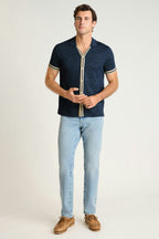Hudson Linen Cotton Cabana Sweater Polo
