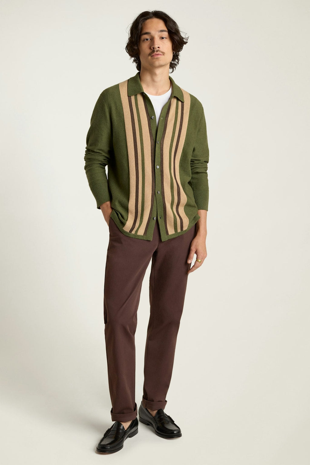 Hudson Long Sleeve Sweater Polo