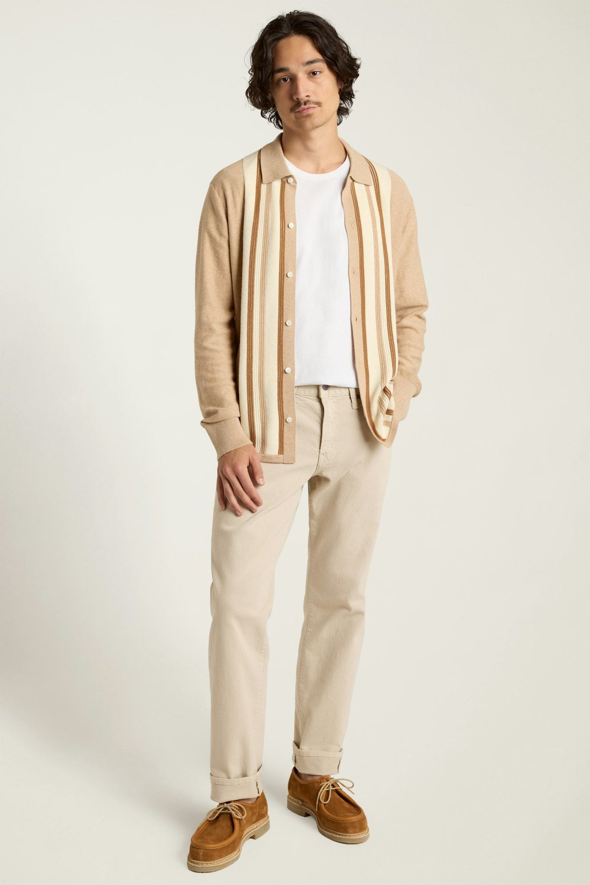 Hudson Long Sleeve Sweater Polo