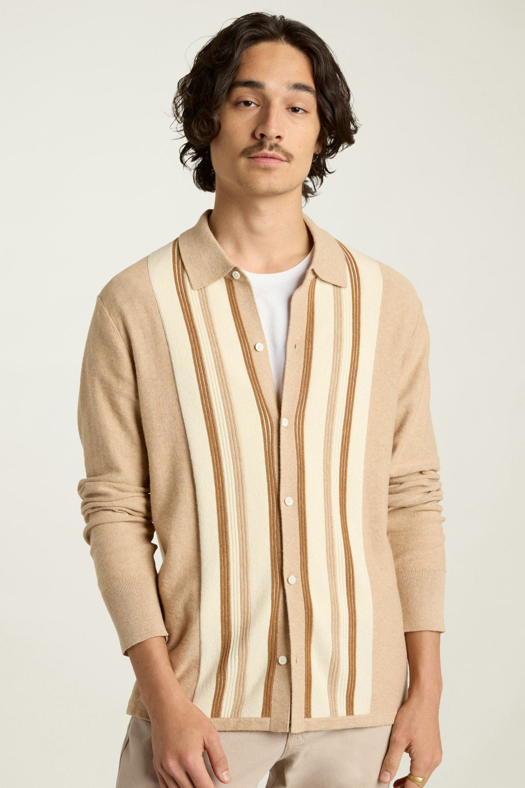 Hudson Long Sleeve Sweater Polo