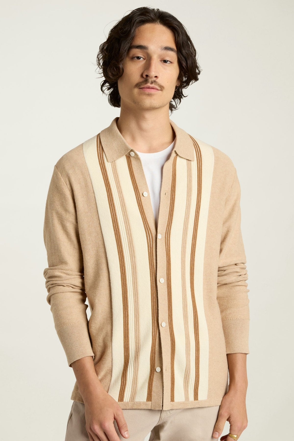 Hudson Long Sleeve Sweater Polo