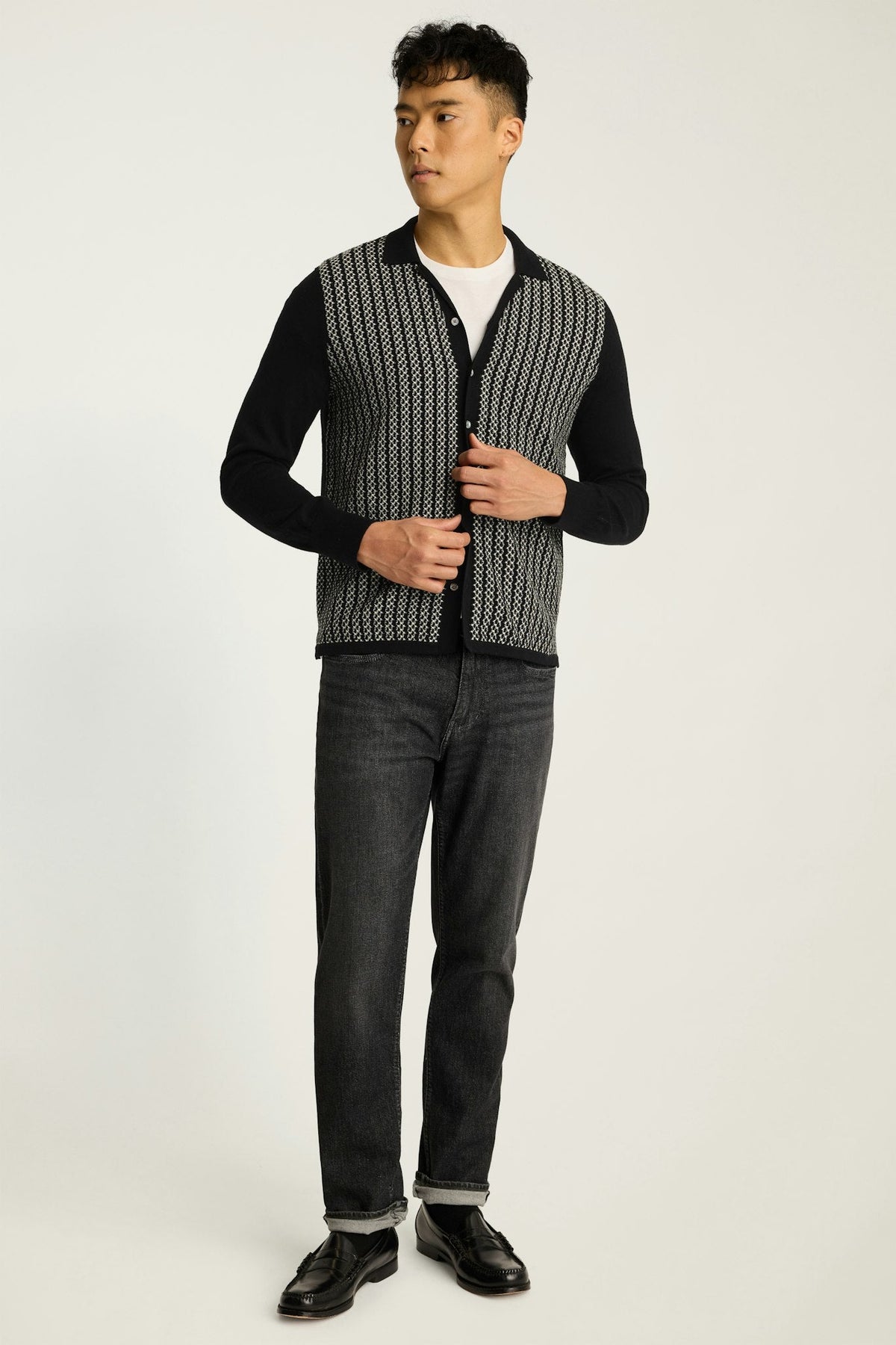 Hudson Long Sleeve Sweater Polo