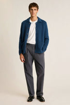 Brushed Wool Cardigan