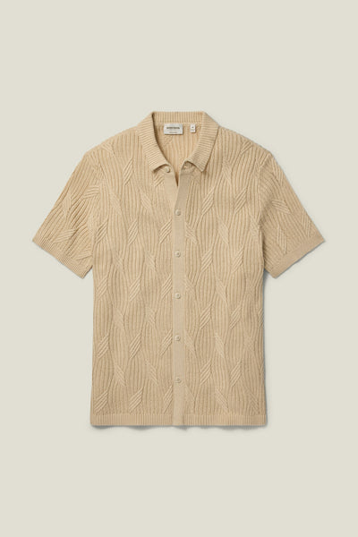 Hudson Linen Cotton Cabana Sweater Polo