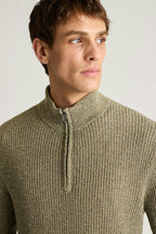 Italian Linen Cotton Quarter Zip