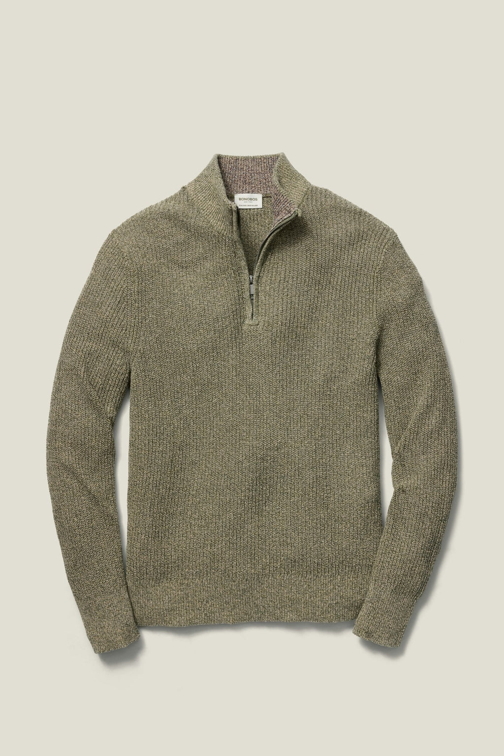 Italian Linen Cotton Quarter Zip