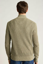 Italian Linen Cotton Quarter Zip