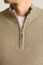 Italian Linen Cotton Quarter Zip