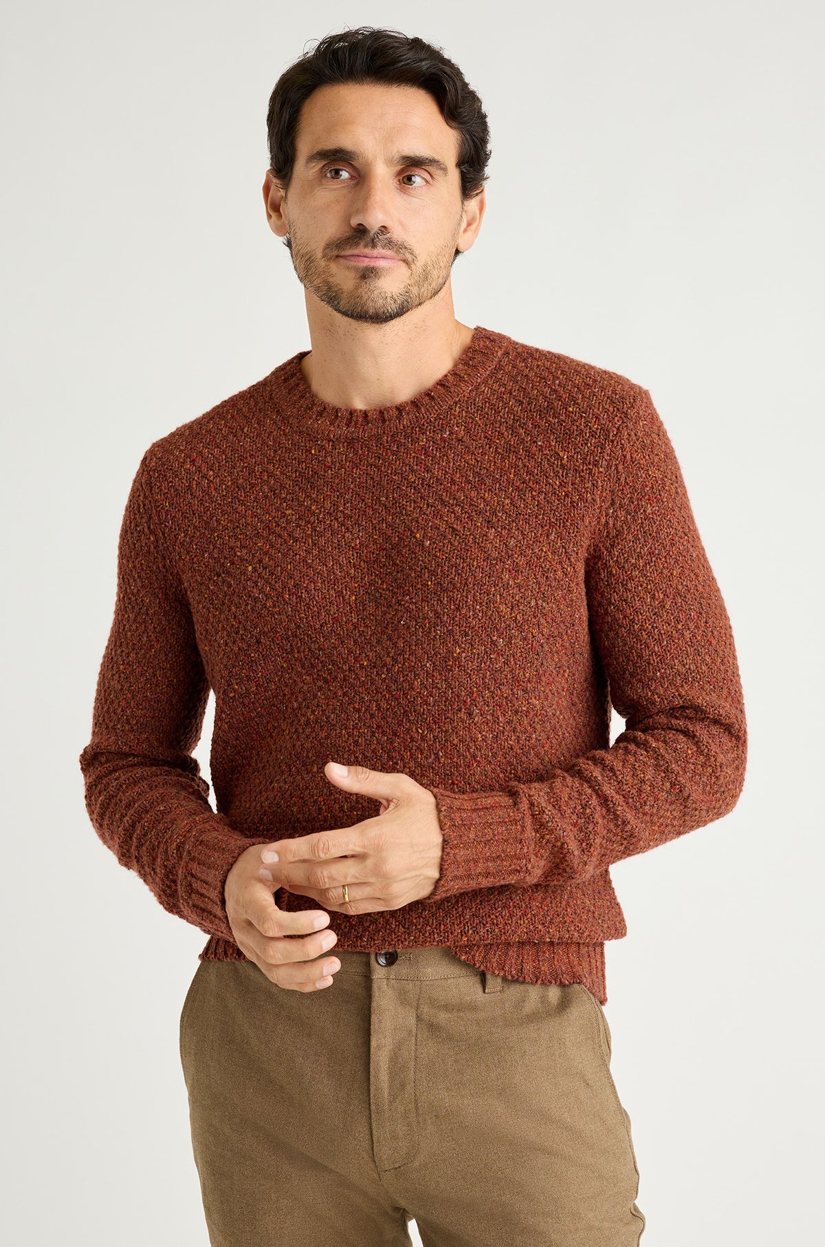 Donegal Crew Neck Sweater