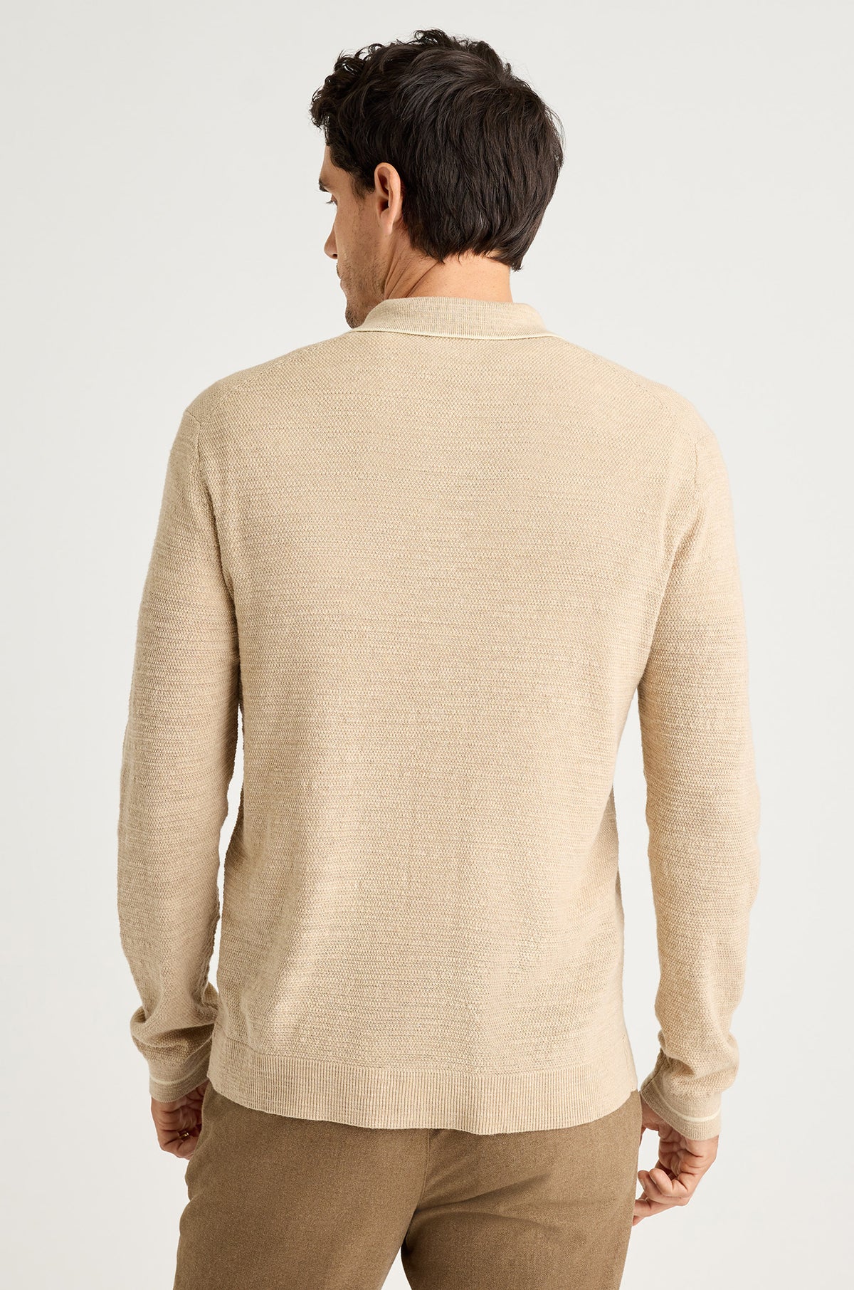 Hudson Long Sleeve Sweater Polo