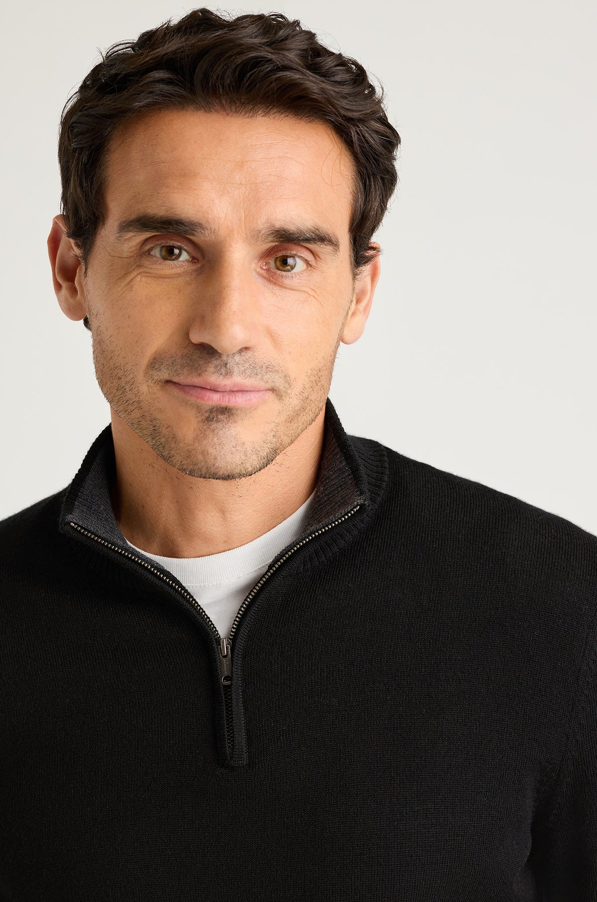 Washable Merino Quarter Zip