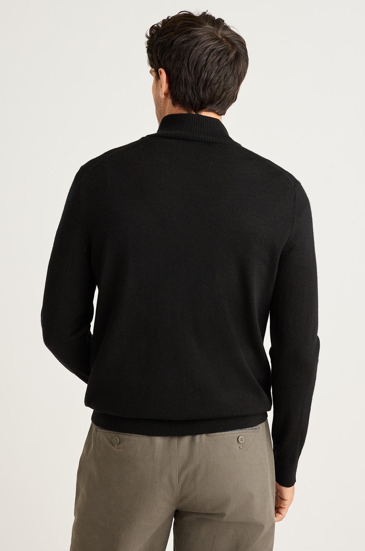 Washable Merino Quarter Zip