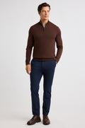 Washable Merino Quarter Zip