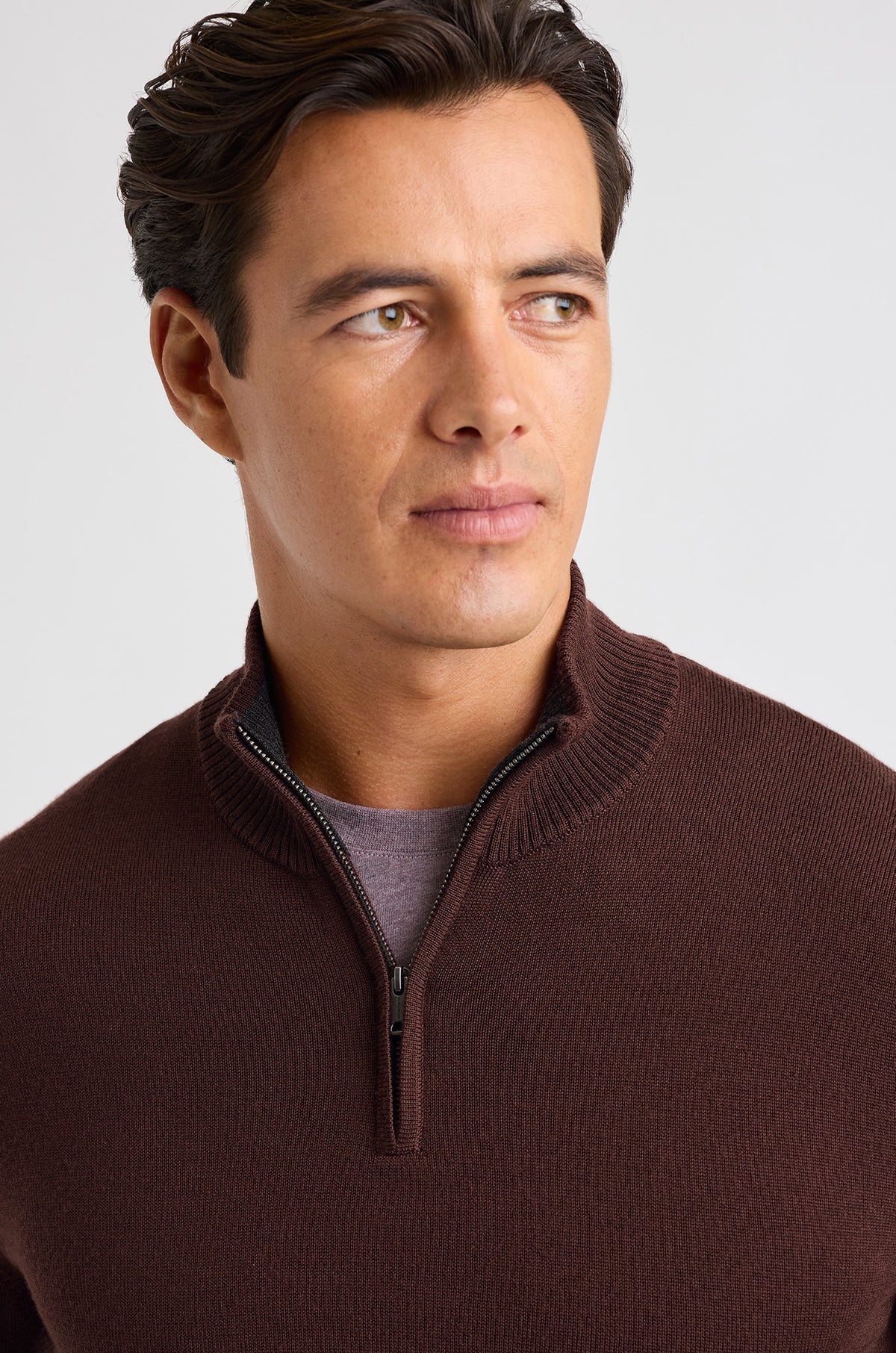 Washable Merino Quarter Zip