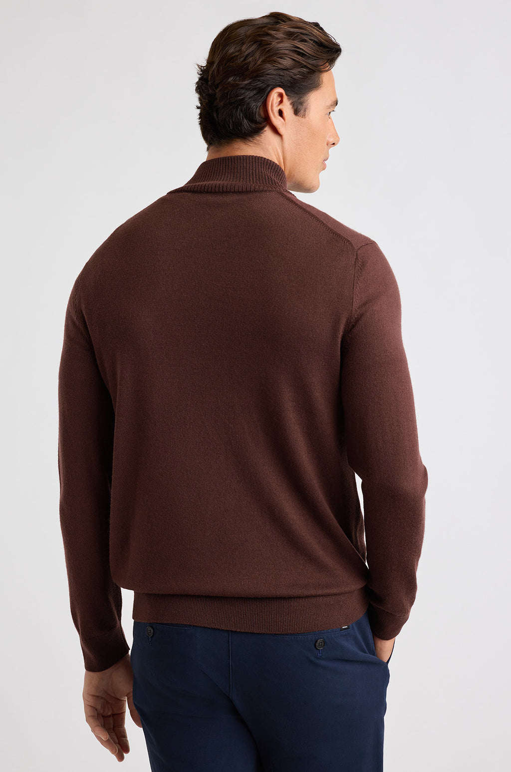 Washable Merino Quarter Zip