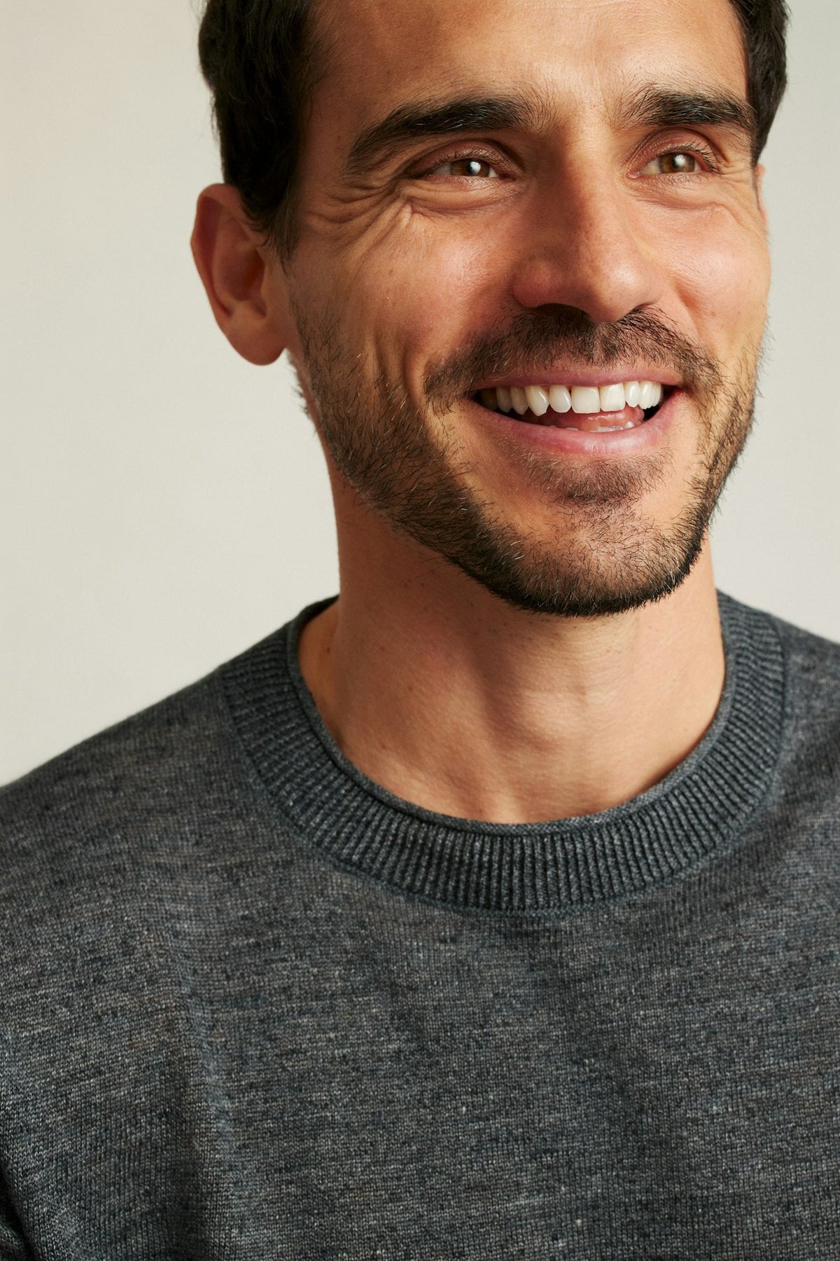 Italian Linen Roll Neck Sweater