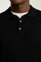 Merino Long Sleeve Sweater Polo