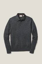 Merino Long Sleeve Sweater Polo