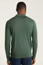 Merino Long Sleeve Sweater Polo