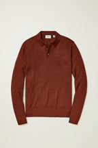 Merino Long Sleeve Sweater Polo