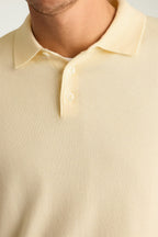 Merino Long Sleeve Sweater Polo