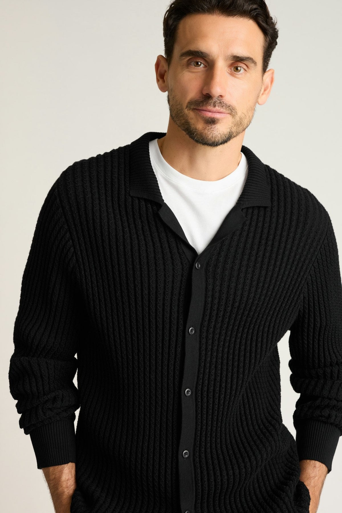 Hudson Long Sleeve Sweater Polo