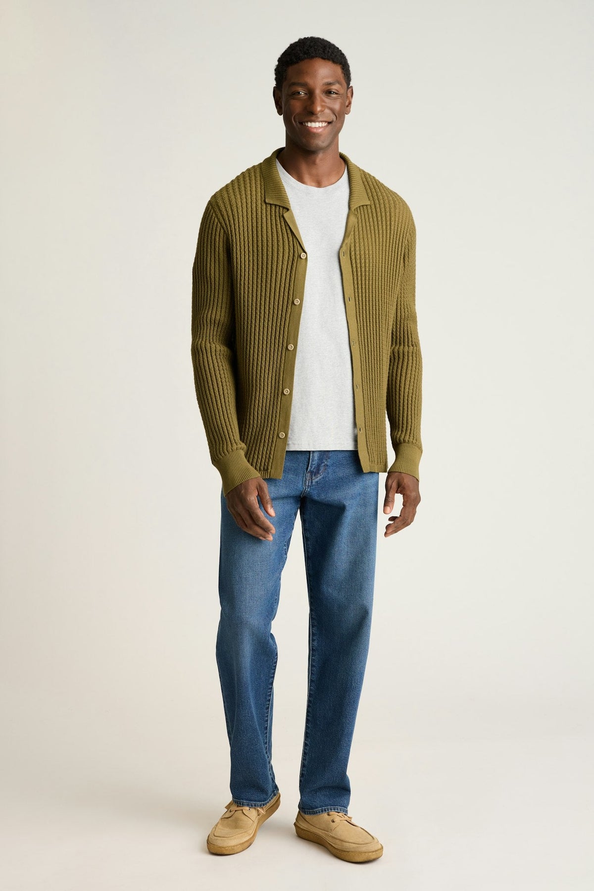 Hudson Long Sleeve Sweater Polo