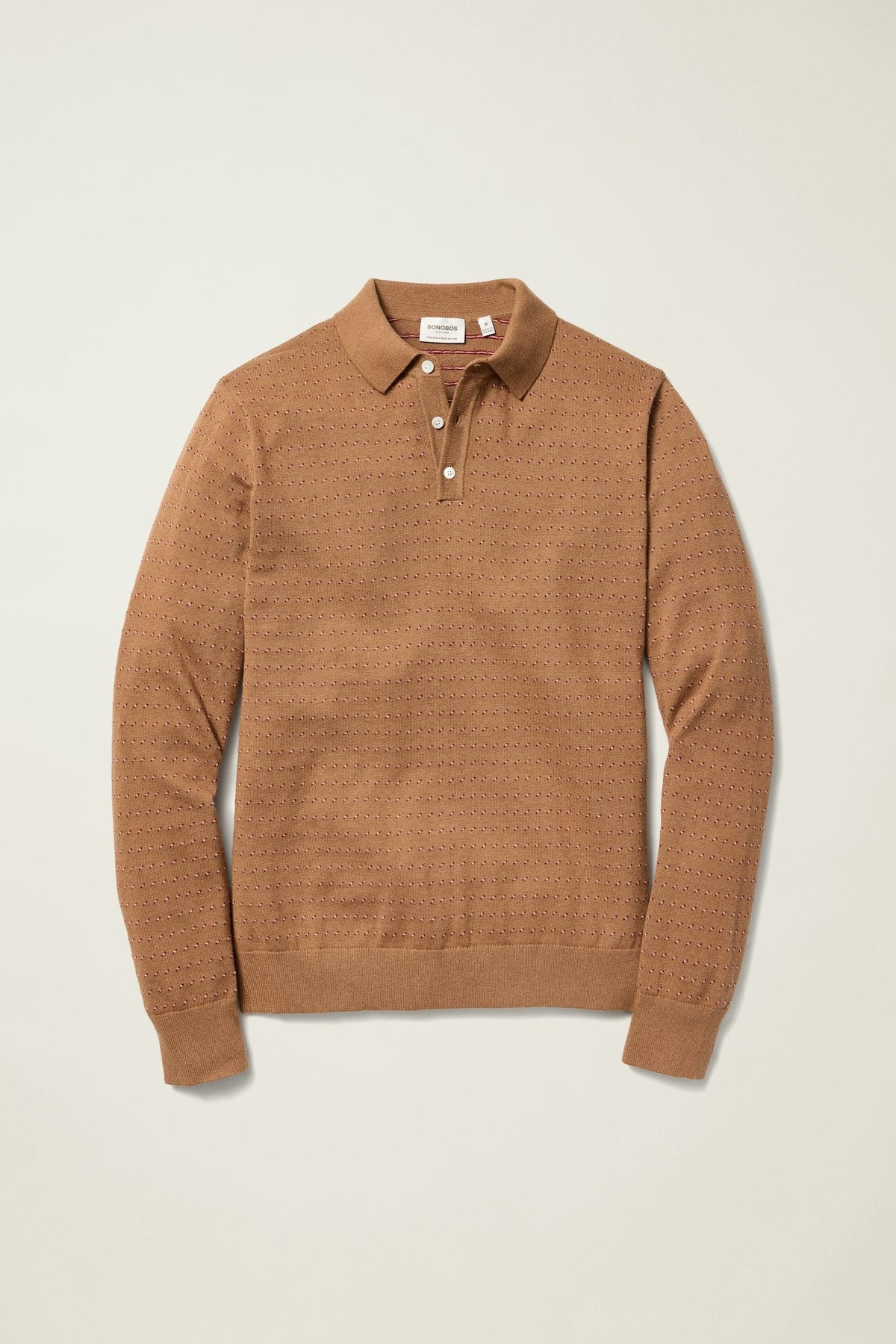 Hudson Long Sleeve Sweater Polo