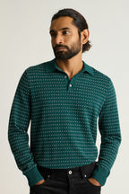 Hudson Long Sleeve Sweater Polo