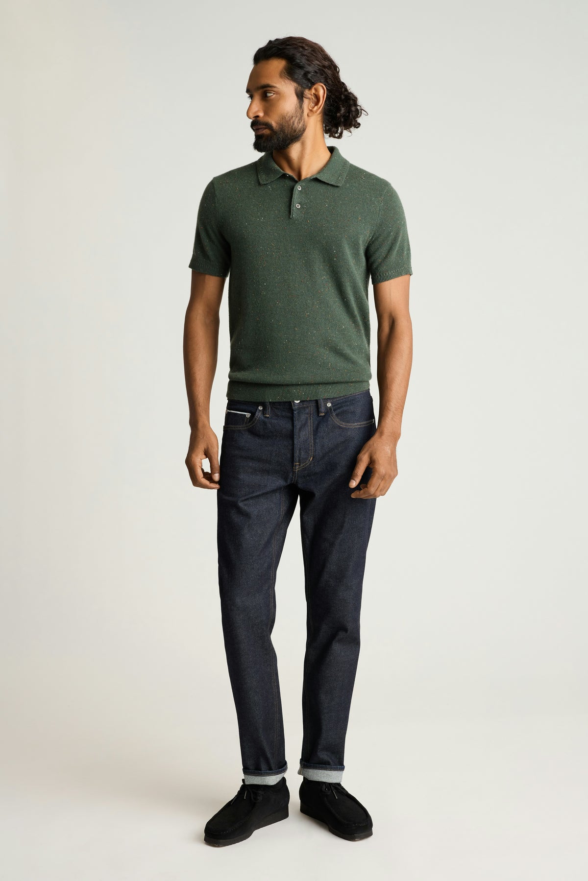 Cashmere Sweater Polo