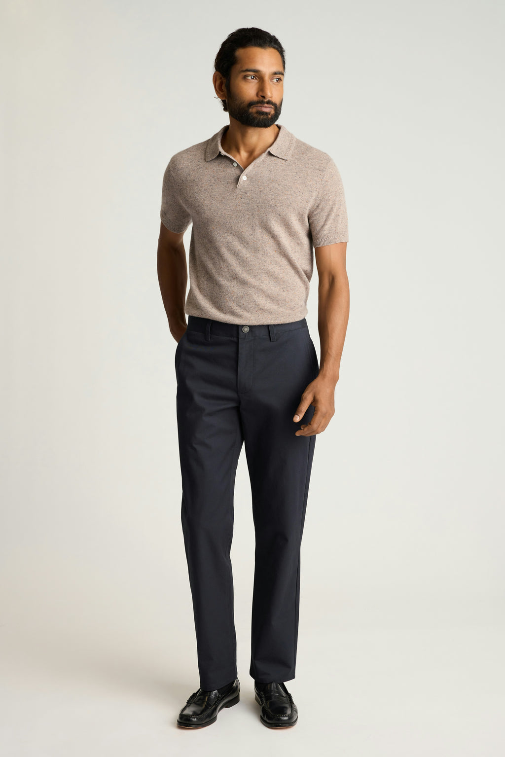 Cashmere Sweater Polo
