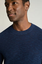 Linen Cotton Roll Neck Sweater