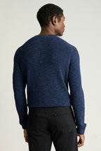 Linen Cotton Roll Neck Sweater
