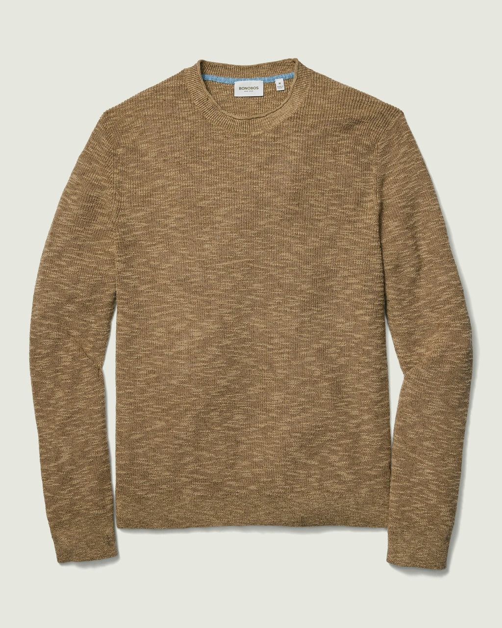 Linen Cotton Roll Neck Sweater