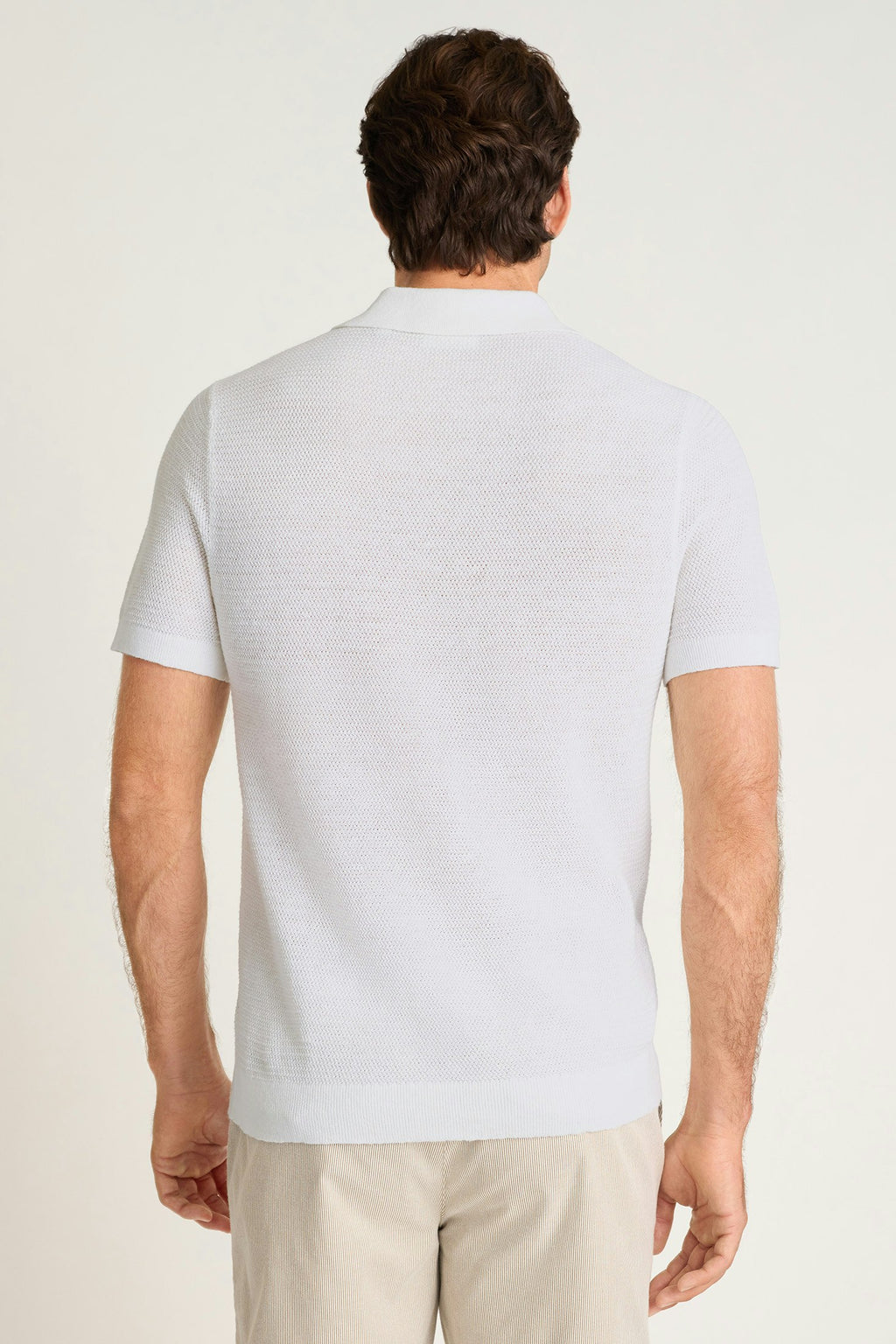 Hudson Linen Cotton Sweater Polo