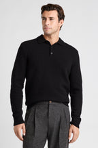 Wool Boucle Sweater Polo