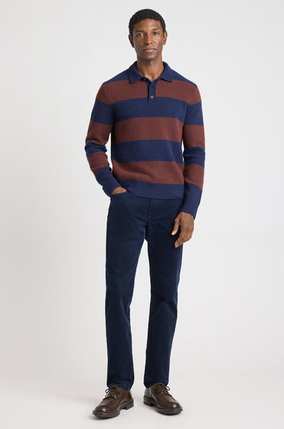 Wool Boucle Sweater Polo