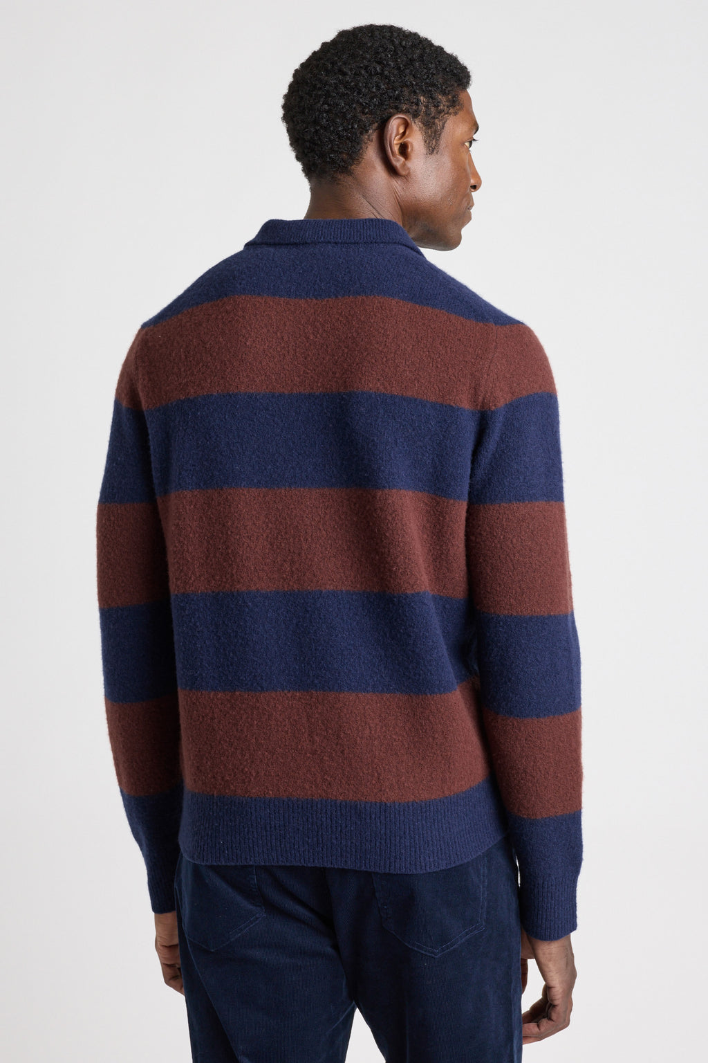 Wool Boucle Sweater Polo
